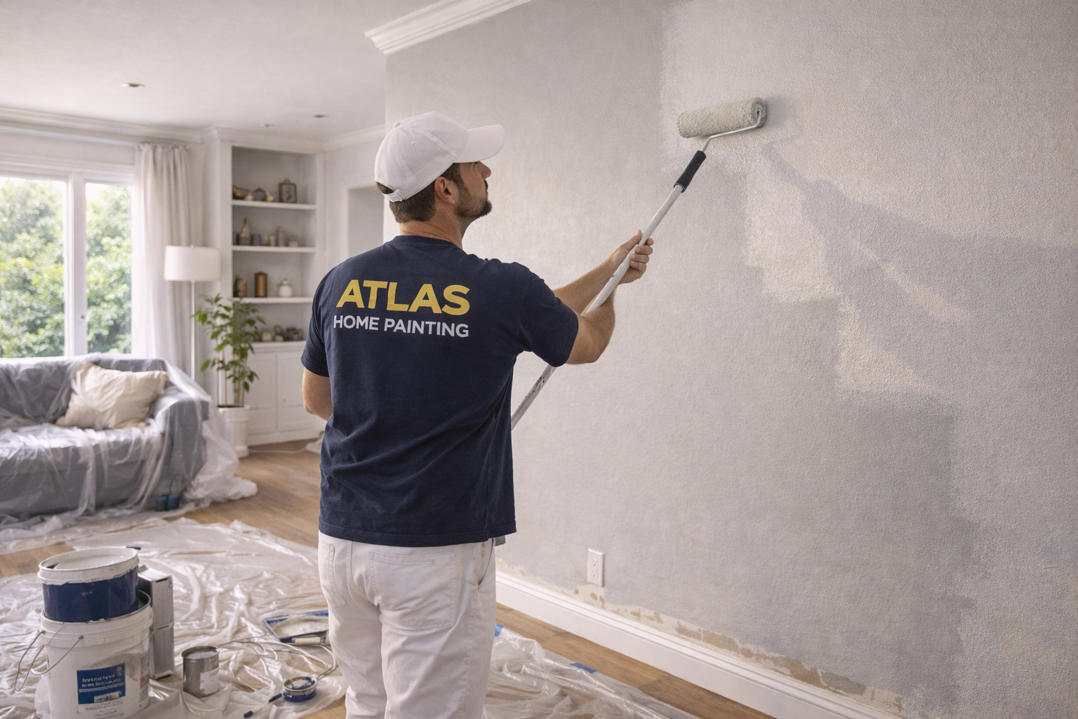 Professional house painter Los Angeles - Atlas Home Pro painting services